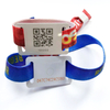 Toptag factory wholesale 13.56mhz woven wristband bracelet for access control