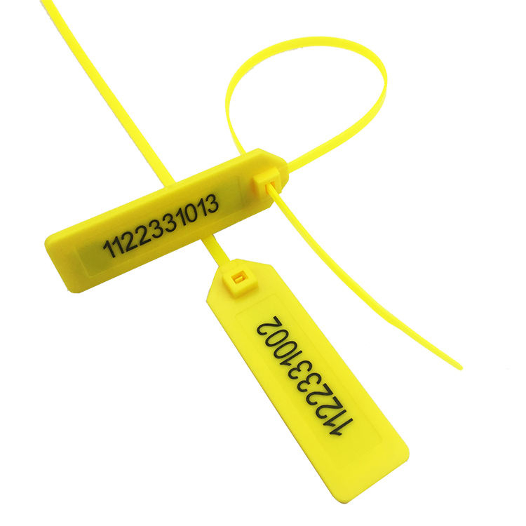 Plastic 13.56Mhz Passive NFC RFID Cable Toe Seal Tag with Numbering