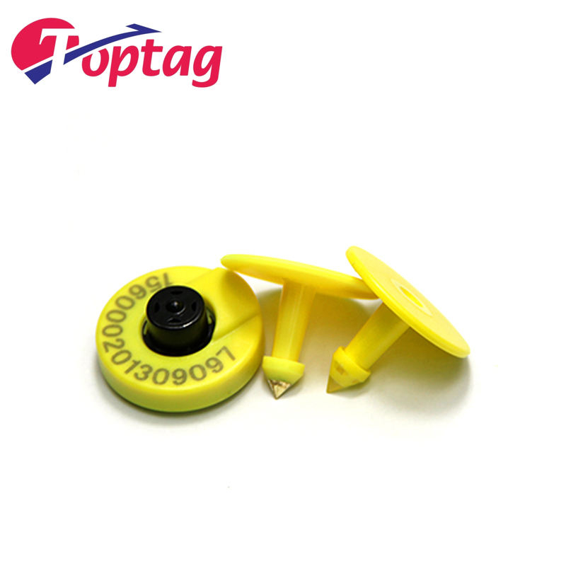 134.2KHz RFID low frequency cow electronic ear tags for Cattle/ Pig/ Sheep