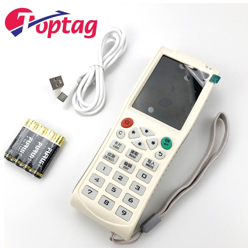 Cheap 125khz 13.56mhz RFID key card duplicator copier ICOPY 8 USB control