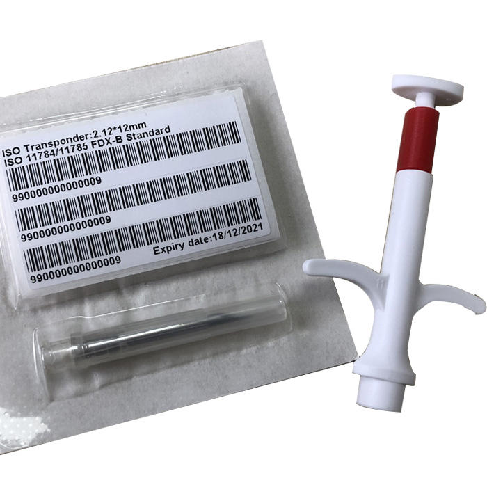 ISO11784 11785 rfid chip microchip implant for Cat/dog/fish/horse