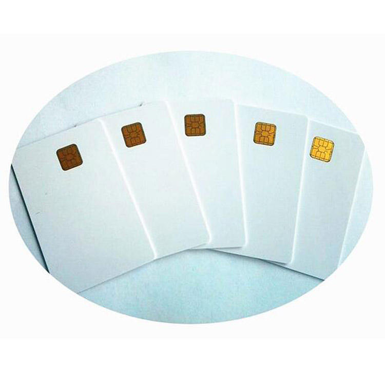 CR80 SLE4442 java Smart RFID ID Card / Contact Chip blank Card for Payment