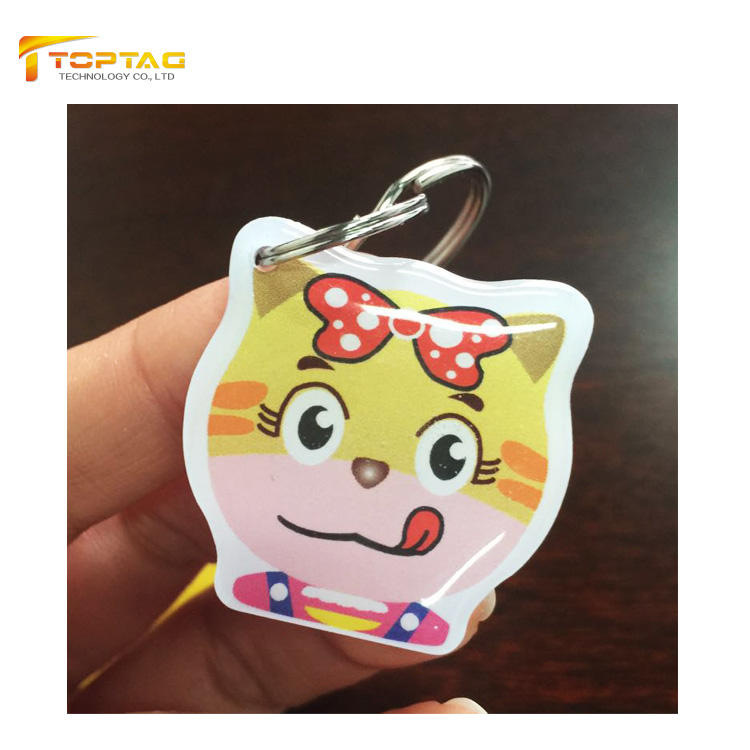 ISO11784/11785 PVC RFID Epoxy Tag,PET Necklace Pendant TK4100 For pet Tracking