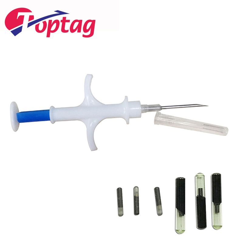 2.12x12 mm FDX-B ICAR 15 digital number injector rfid dog animal microchip syringes