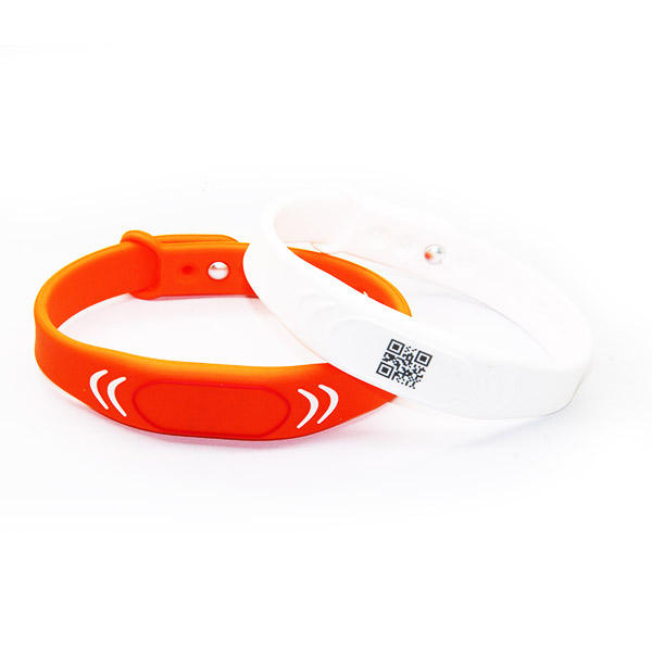 Factory price 13.56mhz silicone rfid nfc wristband bracelet nfc smart band