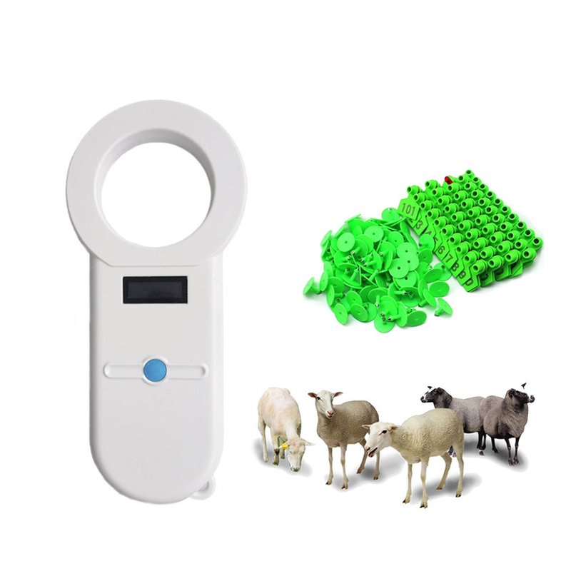 Animal Management Portable W90B Animal reader Handheld 134.2KHz Animal Microchip RFID Scanner