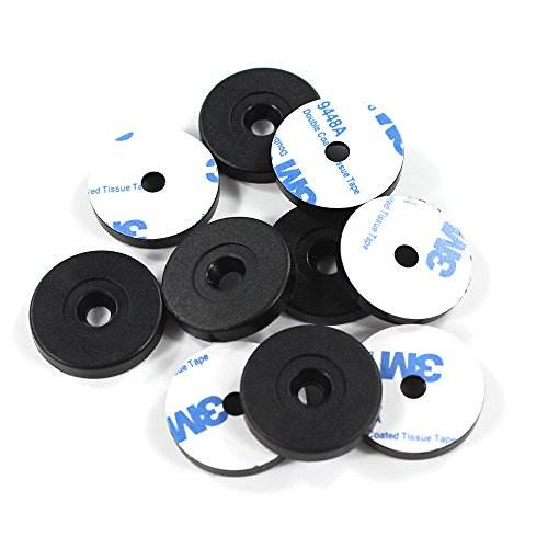 ABS Anti Metal Material RFID NFC Coin Tags With Screw Hole For Metallic
