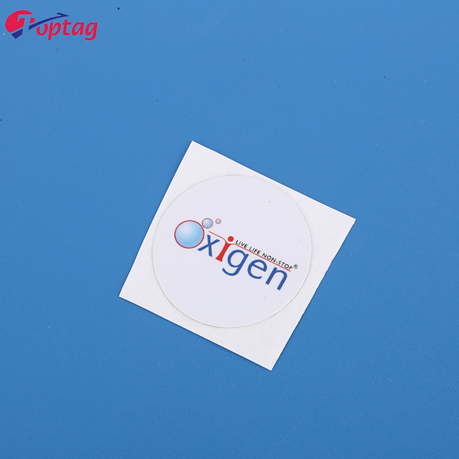 Custom Printing RFID 13.56Mhz Round PET Tag NFC Wet Inlay Square Paper Sticker