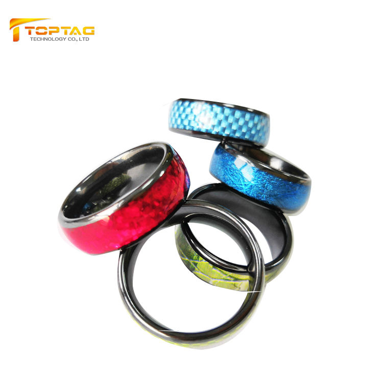 Colorful 13.56MHz RFID Tag NFC Ring in 213/215/216 Chip for Smart Phone