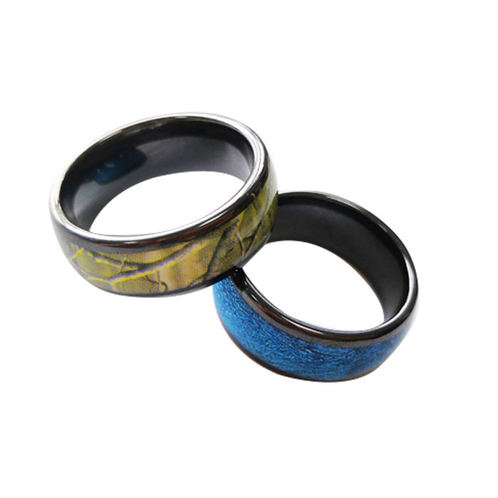 Access Control Dual Chip LF+HF 125khz 13.56mhz RFID NFC ring