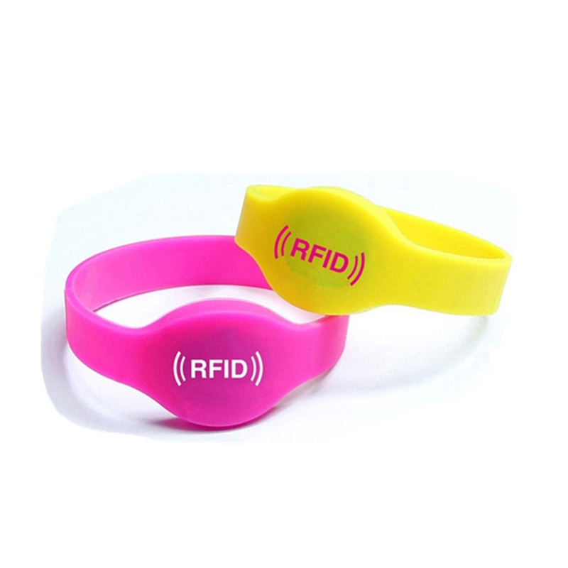 Custom silicon wristband Children Tracking Silicone RFID Wristband 13.56khz NFC Bracelet