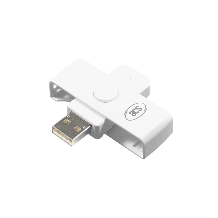 USB Flash Drive Type A Portable Smart Card Reader For Payment Card/Bank Card ACR39U-N1