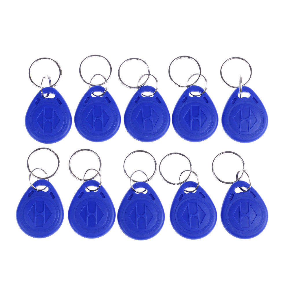 Colorful keyfob available LF Tk4100 ID chip IC chip Door key chain