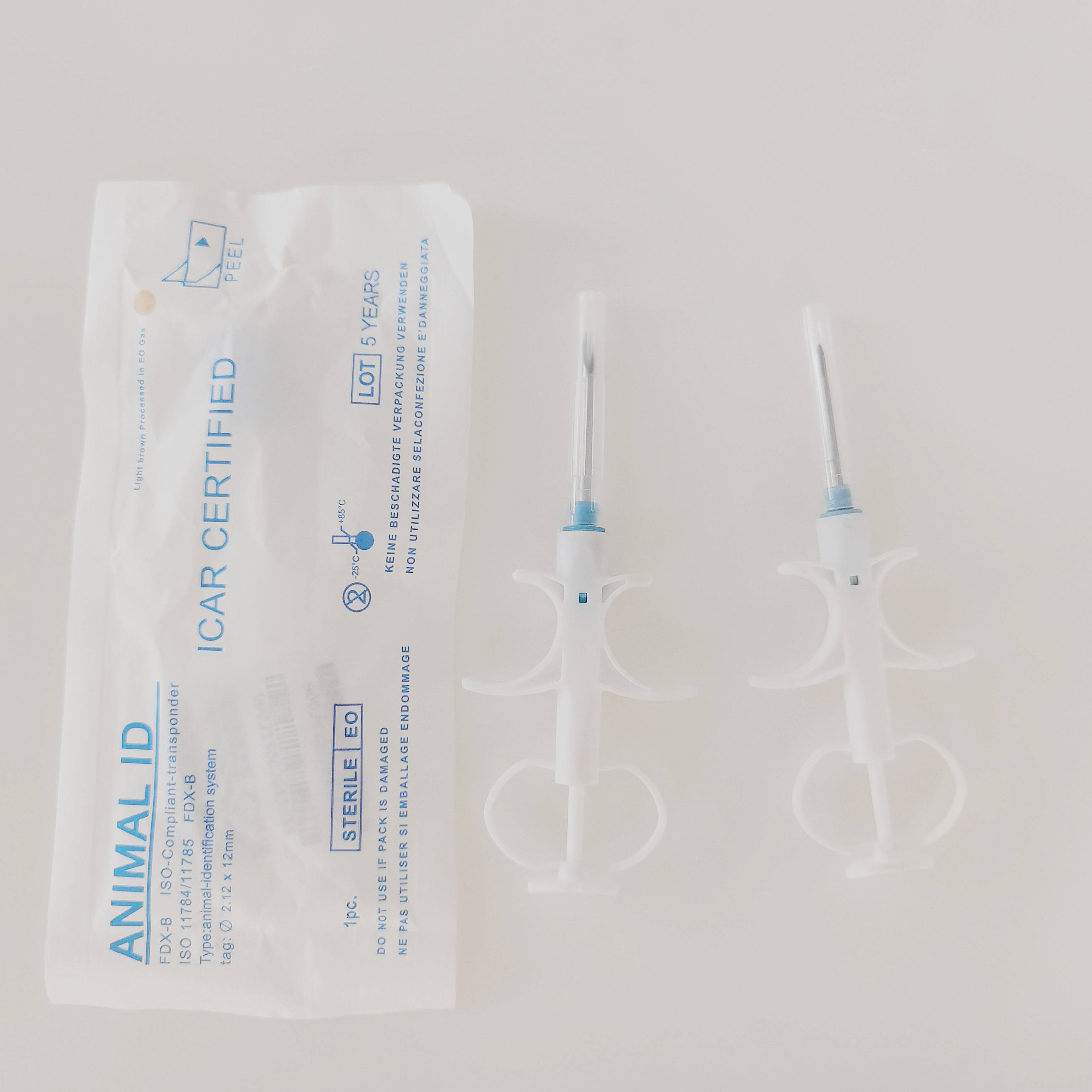 Toptag Writable 134.2Khz Injected Bioglass Microchip With Syringe