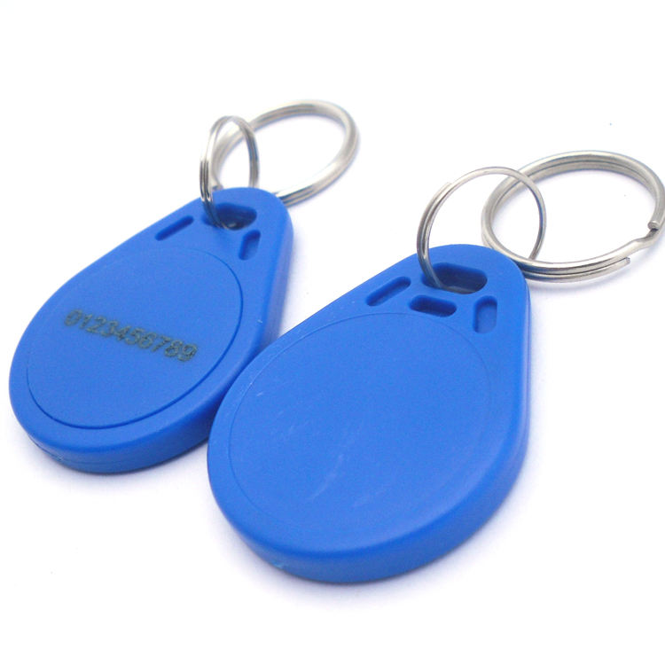 Customized ABS 13.56Mhz key chain Programable RFID Rewritable Smart Key tag