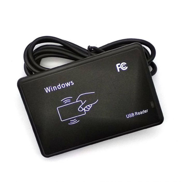 Portable 125Khz ID Card Reader RFID 13.56MHZ Contactless NFC Card Reader with USB interface