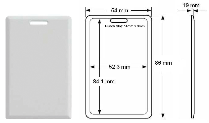 125khz 13.56mhz t5577/1K chip printable rewritable rfid proximity smart pvc id card for access control