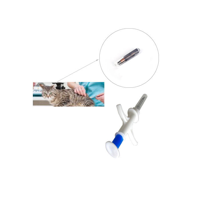 High quality RFID LF Glass Capsule Tag Injection Smart Animal Syringe Injectable Microchip