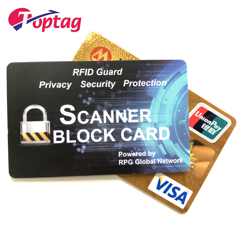 13.56Mhz Anti-Theft Credit Card Protector RFID NFC Secure Payment Blocking Card