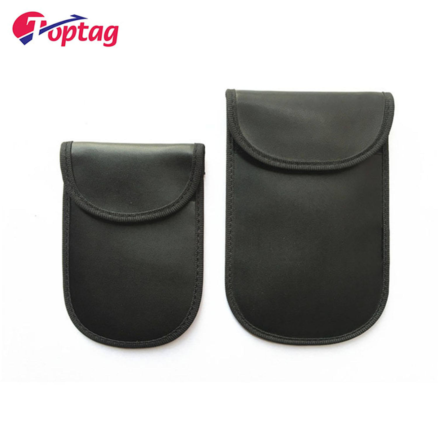 Factory Price PU material Anti Radiation Case RFID Signal blocking pouch Leather