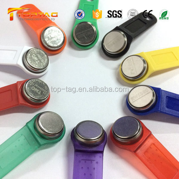 Non magnetic Rewritable Key RW1990 iButton Key Fob/ Copier Card/ Dallas Key Holder