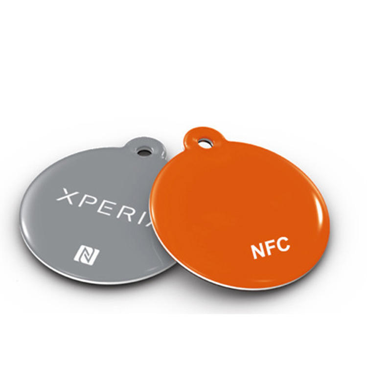 NFC tags 13.56 mhz NFC tag 13.56 MHZ Scan Sticker QR code design customized epoxy Tag