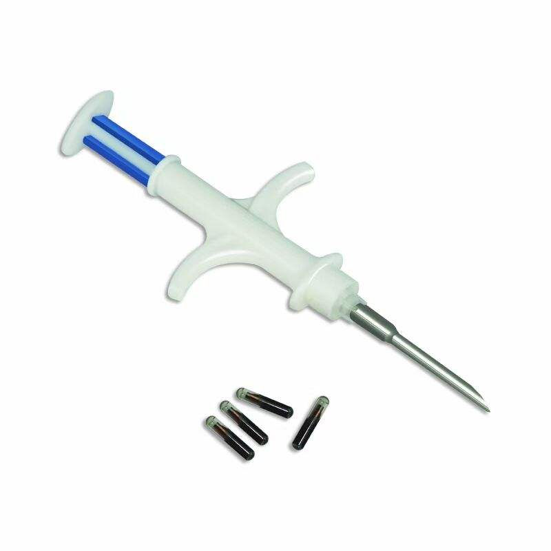 Toptag Factory Direct Sale Waterproof 134.2Khz Mini Tag Microchip With Syringe