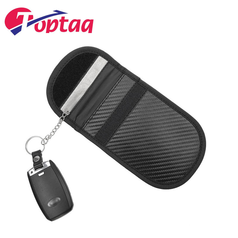Anti Theft Car Key RFID Blocker / Signal RFID Blocking Faraday Bag Pouch