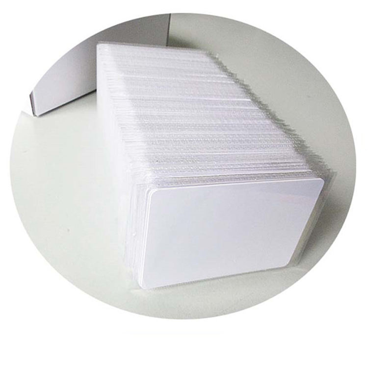 Plastic Blank RFID Dual Frequency Rewritable Card with 125KHz & 13.56Mhz Chip