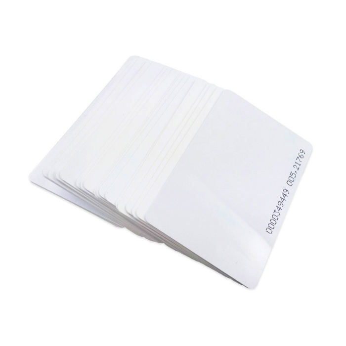 Cheap Price Printable Blank Chip ID Card Maker White PVC Plastic Cards