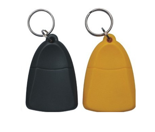 RFID 125KHZ ABS Chip Key Fob, Transparent Smart Key Chain for Electronic Door System