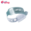 13.56MHz PVC Disposable Bracelet RFID NFC Wristband with Custom Logo