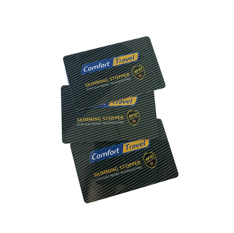 Printable customized RFID Blocking Card Signal Shield Safety Guard NFC Blocking Protector Card
