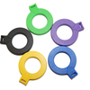 Muliple Colors Plastic Hollow RFID 13.56mhz Keyfob Access Door Keyring