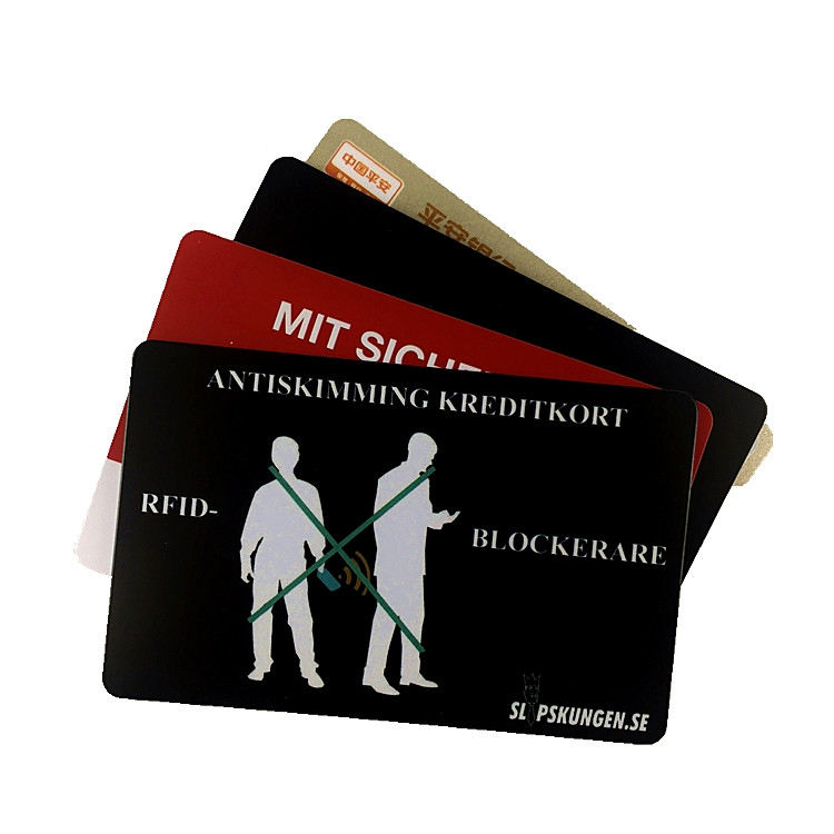 RFID Credit Card Reader RFID Secure Blocker, Anti Skim NFC Protector Blocker