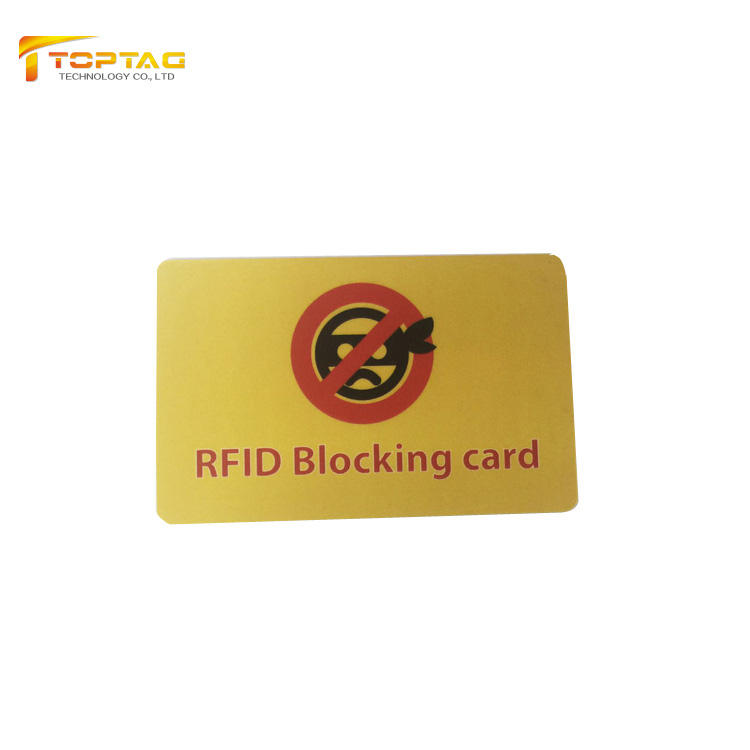 Protection Card Contactless with RFID Blocking Module Chip for Credit Card Safety