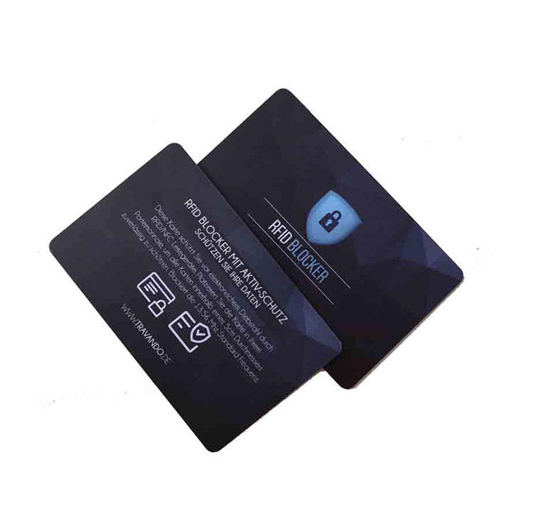 RFID Credit Card Blocking Sleeve NFC Shielding holder with Logo Printing
