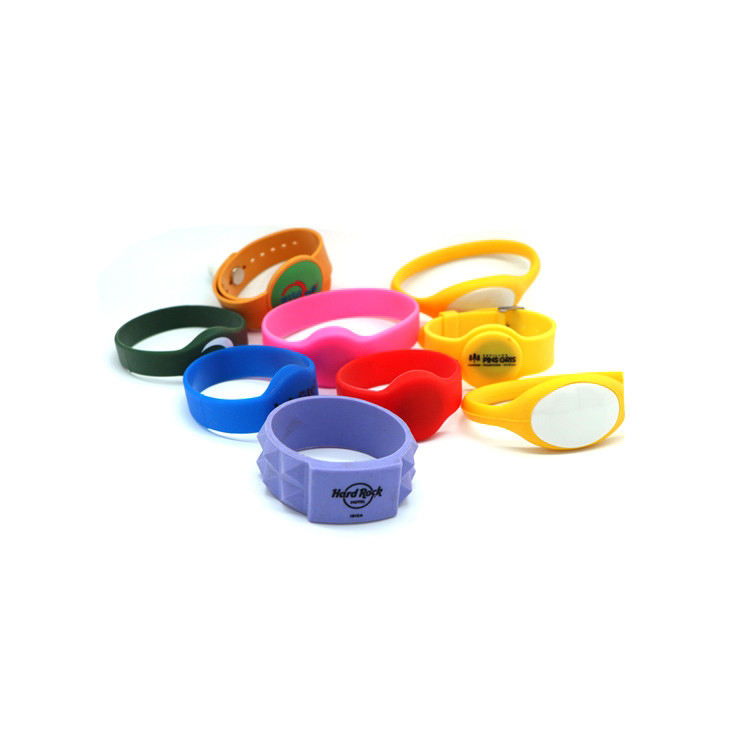 T5577 Chip Wristband NFC Adjustable NFC Wristbands Event Ticket silicone rfid wristband