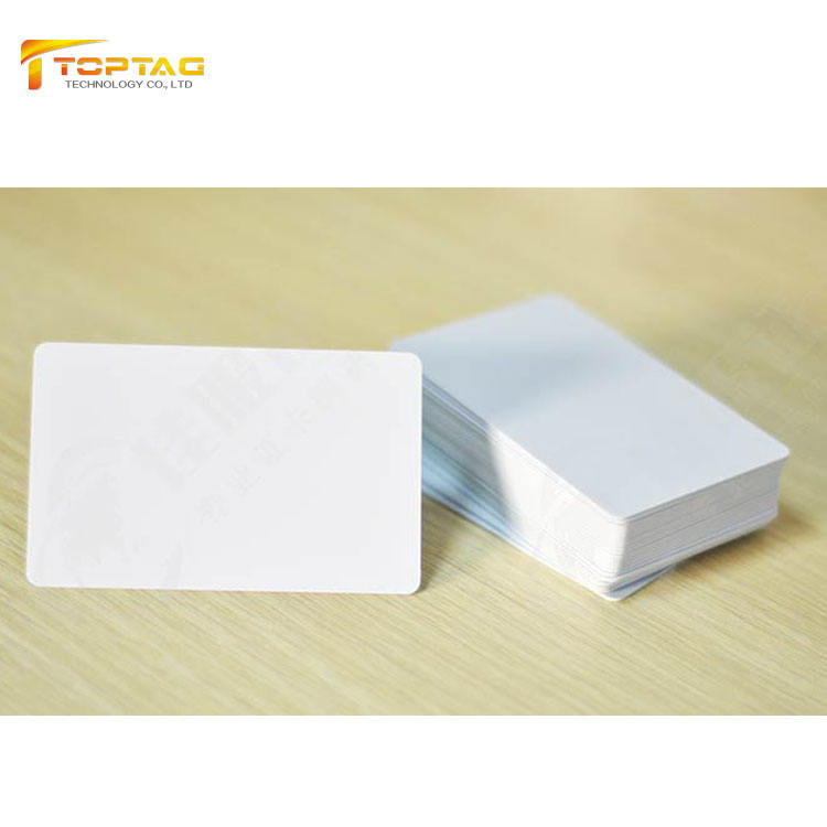 13.56mhz rfid card Model F08 Blank White pvc rfid cards