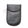 RFID custom color signal blocking carbon fiber pouch credit card holder