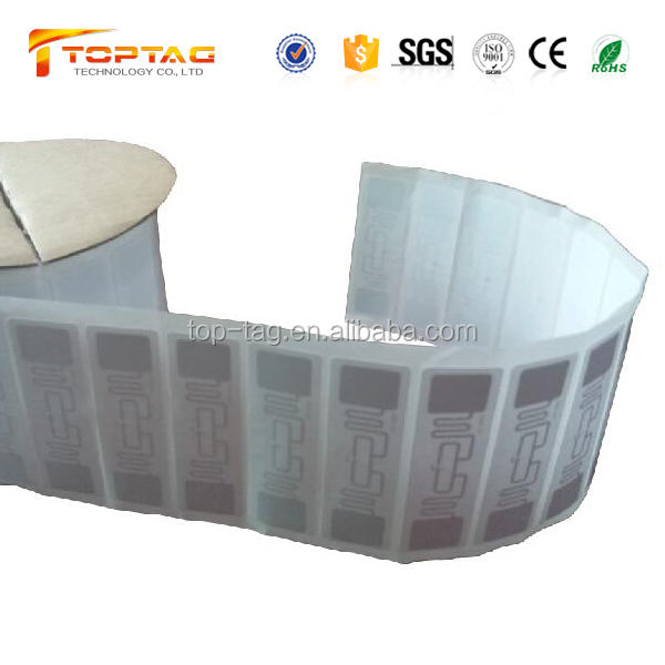 ISO18000-6C UHF RFID Dry/Wet Inlay/Sticker ALN-9662 in Roll