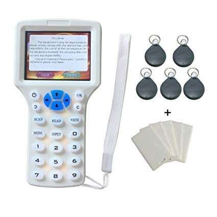 RFID Copy Encrypted NFC Smart Card ID/IC Card Reader Writer with Keyboard