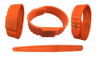 Toptag passive custom debossed embossed logo silicone wristband for identify