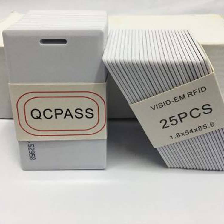 13.56Mhz Smart business PVC 1.8mm thick white cards Long Range Contactless Blank NFC Rfid IC Card