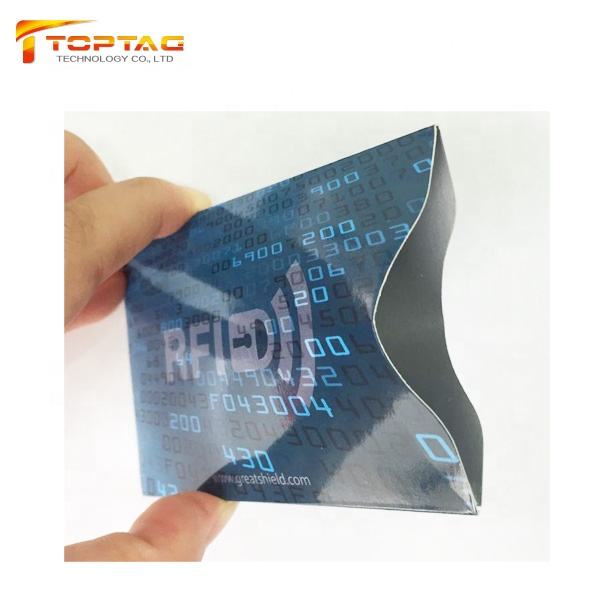 Waterproof aluminum foil credit card blocking sleeves, RFID scan fraud protection