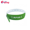 Custom Logo Waterproof 13.56MHz PVC Bracelet RFID NFC Disposable Wristband for Hotel Management