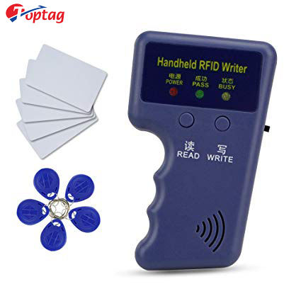 Toptag Wholesale Portable RFID 125KHz Keyfob Key Tag Scanner Copier