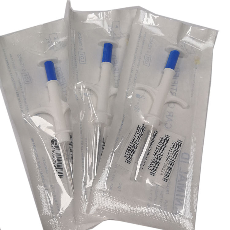 Animal microchip ICAR Certificated 134.2khz FDX Rewritable RFID Animal Microchip with Injector