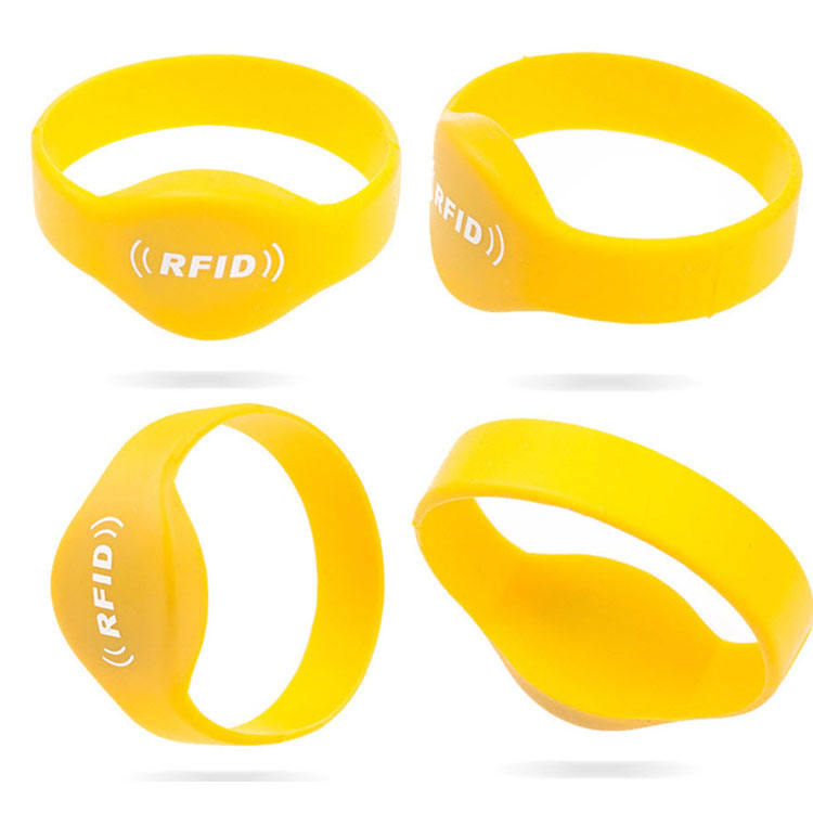 Factory Supply RFID Barcode Wristband RFID Wristband Bracelet Wristband RFID Silicon