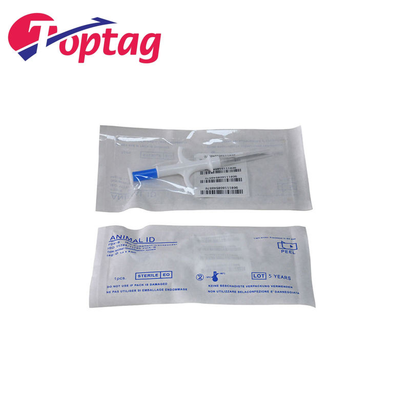 134.2KHz FDX-B RFID Animal Microchip Injector Disposable Syringe